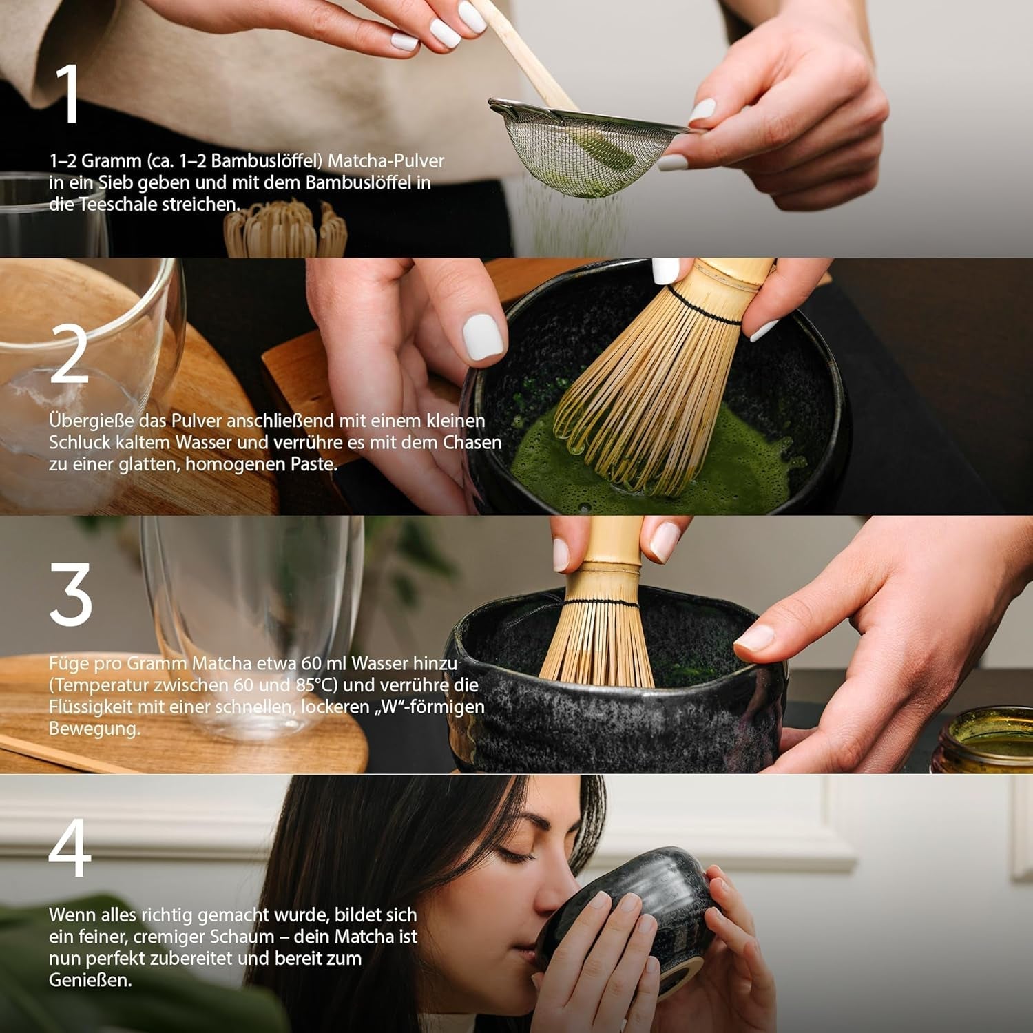 Shinto - "Guld" ekologiskt matcha-te - grönt tepulver av ceremoniell kvalitet - JAS & EU BIO-certifierat - Skuggat & handplockat - Direktimport från Uji, Japan - 30 g