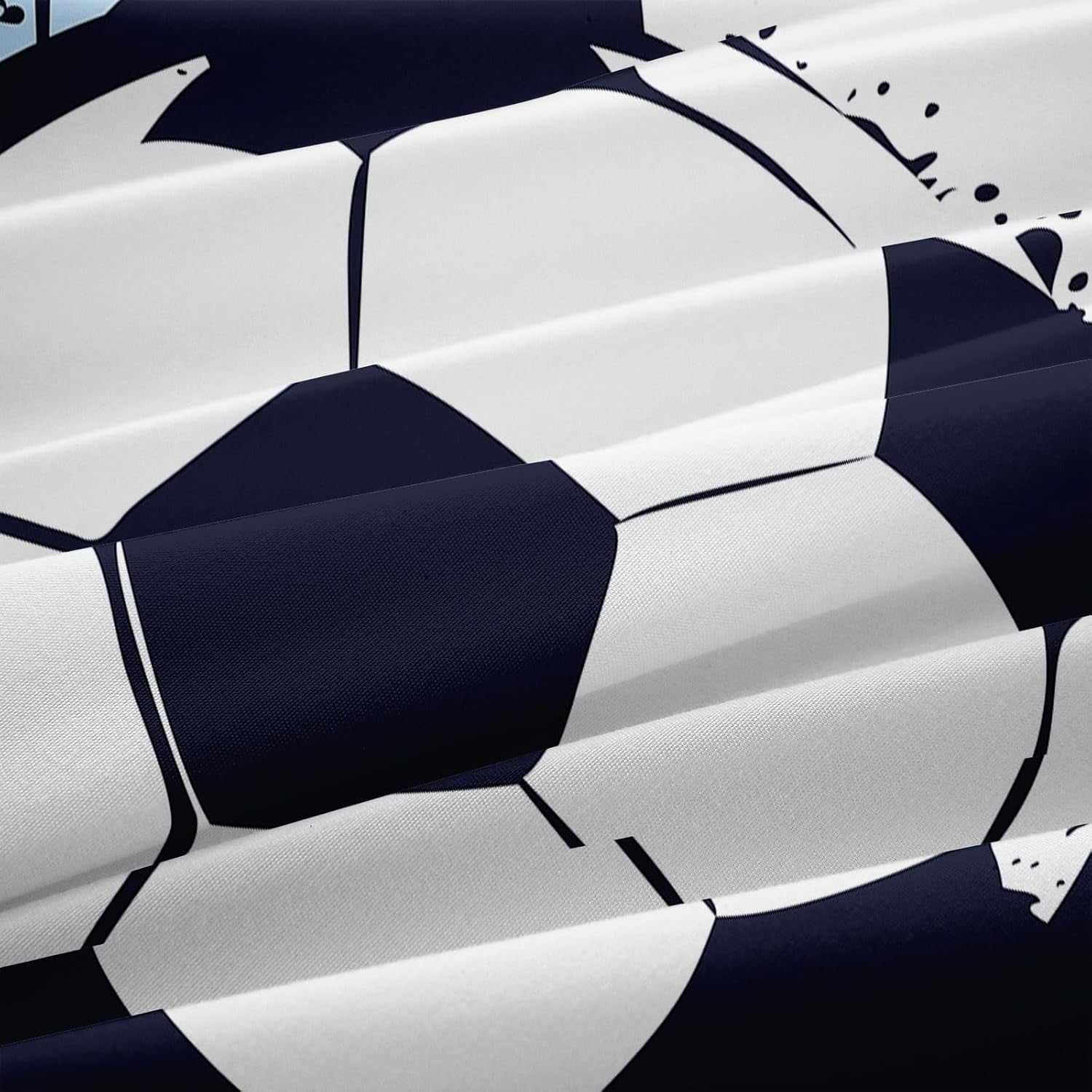 Sängkläder för pojkar, fotboll, mikrofiber polyester Sängkläder - barn Naty Shop