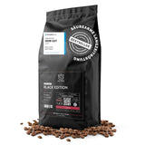 KING'S COFFEE - BLACK EDITION - 1 kg Intense Cream Coffee Beans - Low Acidity Coffee - Small Batch Roast från Italien - Starka Arabica Espressobönor (blandning) för helautomatiska och portafiltermaskiner
