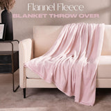 Brentfords flanellfleecefilt, extra mjuk, stor, fluffig, varm, överkast i sovrummet, enkelsäng, soffa, soffa, rödrosa - 120 X 150 cm sängar och filtar Beuche den Brentfords-Store