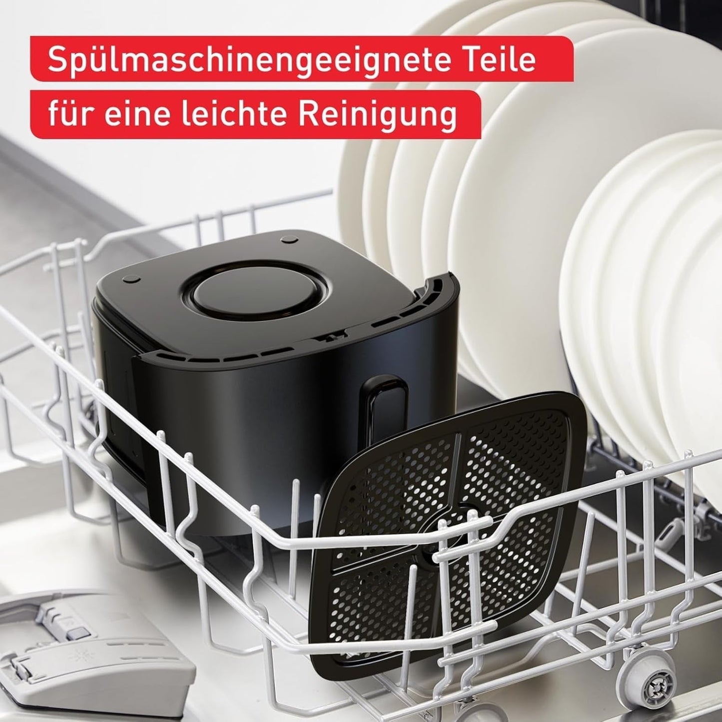 Tefal Easy Fry Max EY2458, 5 liter, Hot Air Fryer, 10 automatiska matlagningsprogram, digital pekskärm Vitvaror Naty Shop