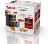 Tefal EY5018 Easy Fry & Grill Classic Air Fryer, 2 i 1-teknik (Air Fryer och Grill), XL, 4,2 liter för 6 portioner, 1550 watt Hushållsapparater Naty Shop