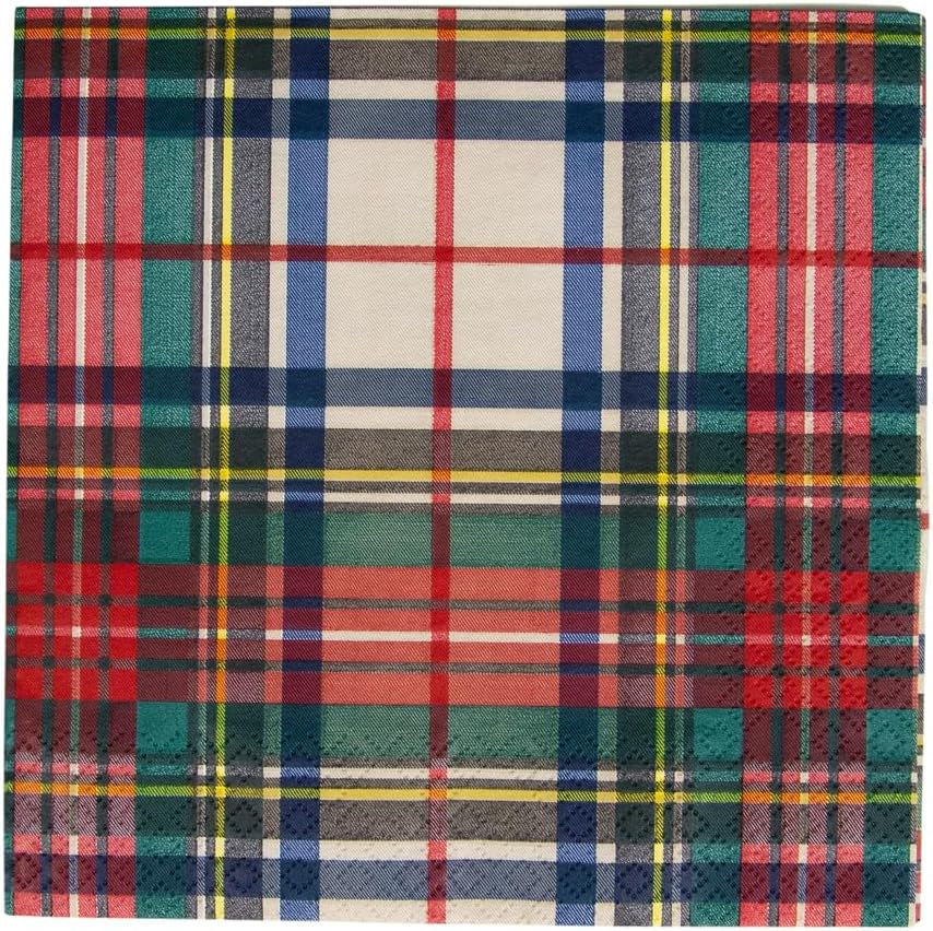 Klänning Stewart Tartan Cocktail Pappersservetter 20 per förpackning