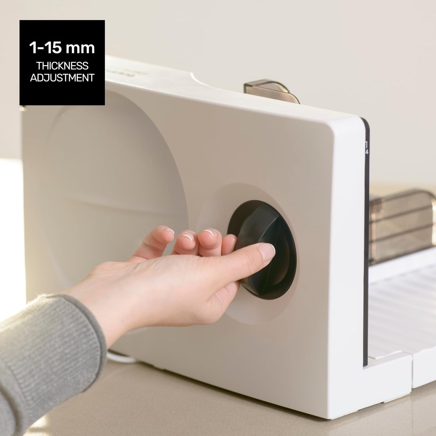 Cutmaster Compact, skärare, rostfritt stål, 100 W rivare och skärmaskiner Naty Shop