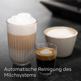Automatisk espressomaskin Siemens EQ700 classic TP715D01, appkontroll, kallbryggning, intuitiv pekskärm, upp till 10 individuella kaffekreationer som favoriter, automatisk ångrengöring, 1500 W, silvergrå
