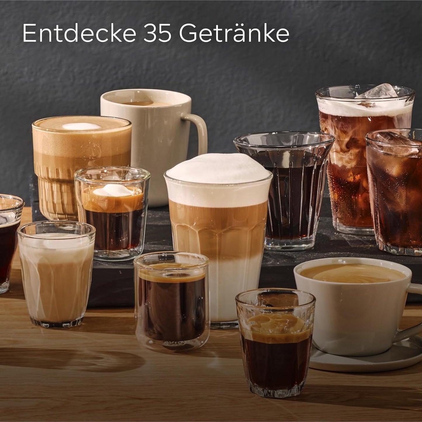 Automatisk espressomaskin Siemens EQ700 classic TP715D01, appkontroll, kallbryggning, intuitiv pekskärm, upp till 10 individuella kaffekreationer som favoriter, automatisk ångrengöring, 1500 W, silvergrå