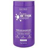 BLOND BONDOX HÅRBEHANDLING 1 kg Professionell lila värmemask - olivolja - återställer hårets elasticitet och flexibilitet, mjukar upp, återfuktar och tillför glans Naty Shop Hair Mask Standardtitel