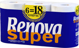 Toalettpapper RENOVA SUPER COMPACT 6 rullar