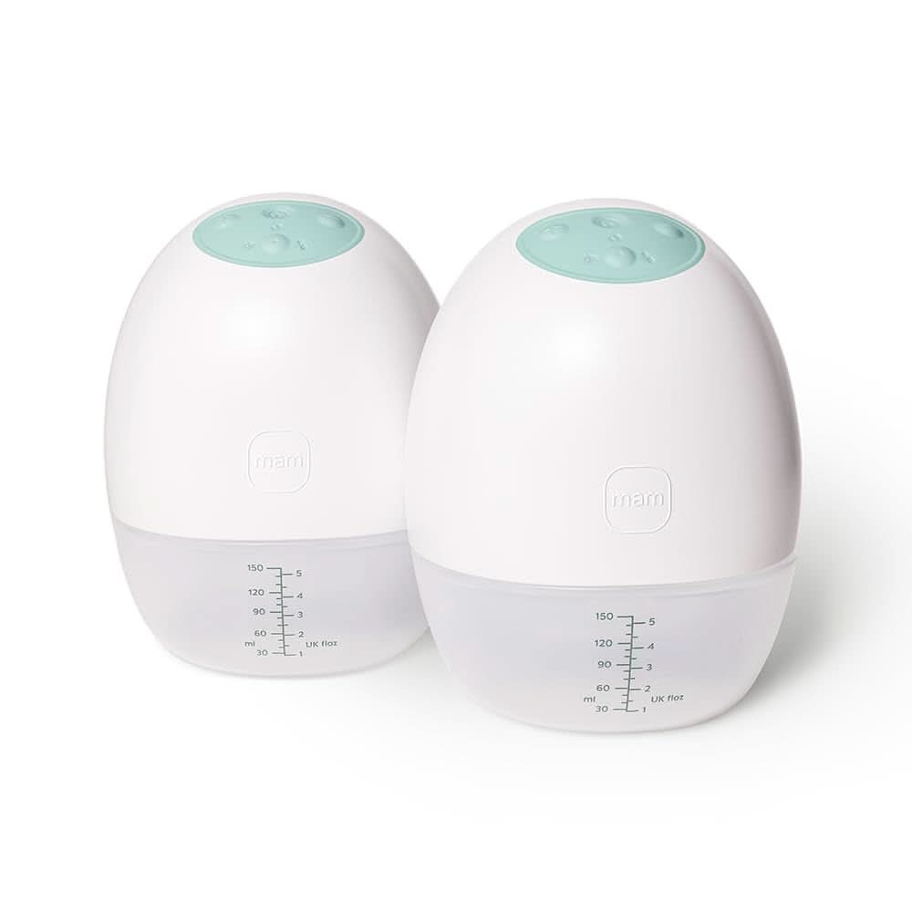 MAM Move Dubbel bröstpump, portabel, 3 driftlägen och 5 intensitetsnivåer Tillbehör Mat och amning Bebe Naty Shop