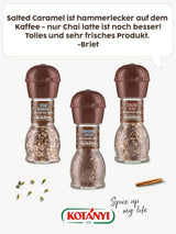 Kotanyi Salted Caramel Coffee Topping | feiner Caramellgeschmack, 4er Pack (4 x 65g)
