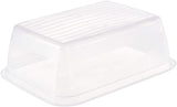 Kekeeper-set med 3 matförvaringsburkar, 3 x 1,25 l, 20,5 x 15,5 x 6,5 cm, Fredo Fresh, transparent blå Matförvaringslådor Naty Shop