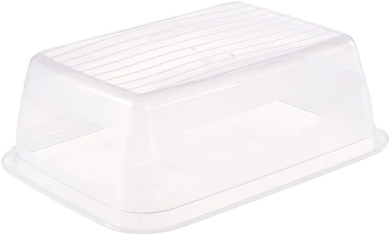 Kekeeper-set med 3 matförvaringsburkar, 3 x 1,25 l, 20,5 x 15,5 x 6,5 cm, Fredo Fresh, transparent blå Matförvaringslådor Naty Shop