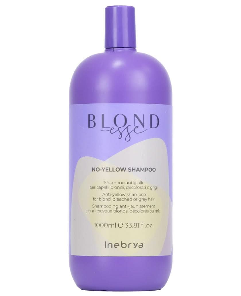 Inebrya BLONDesse No-Yellow Schampo, 1000 ml Dusch och bad Naty Shop