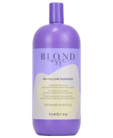 Inebrya BLONDesse No-Yellow Schampo, 1000 ml Dusch och bad Naty Shop