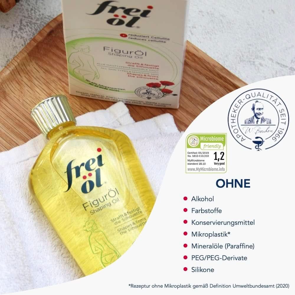 Frei Öl Kroppsolja med anti-celluliter effekt, 125 ml Dusch och bad Naty Shop