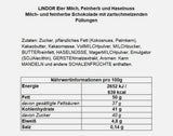 LINDOR ägg med Lindt choklad | 4 lådor à 450 g vardera | LINDOR-ägg med smält-i-munnen mjölkchoklad, vit, mörk och hasselnötsfyllning | Påskchoklad | Gåva av choklad | Påskägg | Choklad ägg