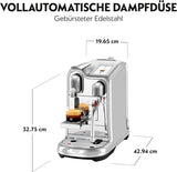 Sage Nespresso Creatista Pro espressomaskin, rostfritt stål, borstat rostfritt stål