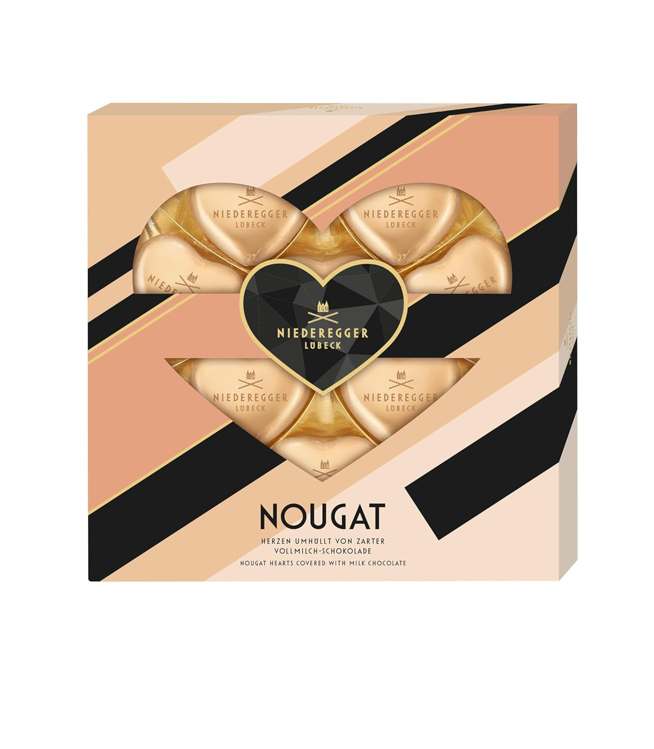 Niederegger nougathjärtan, 125 g