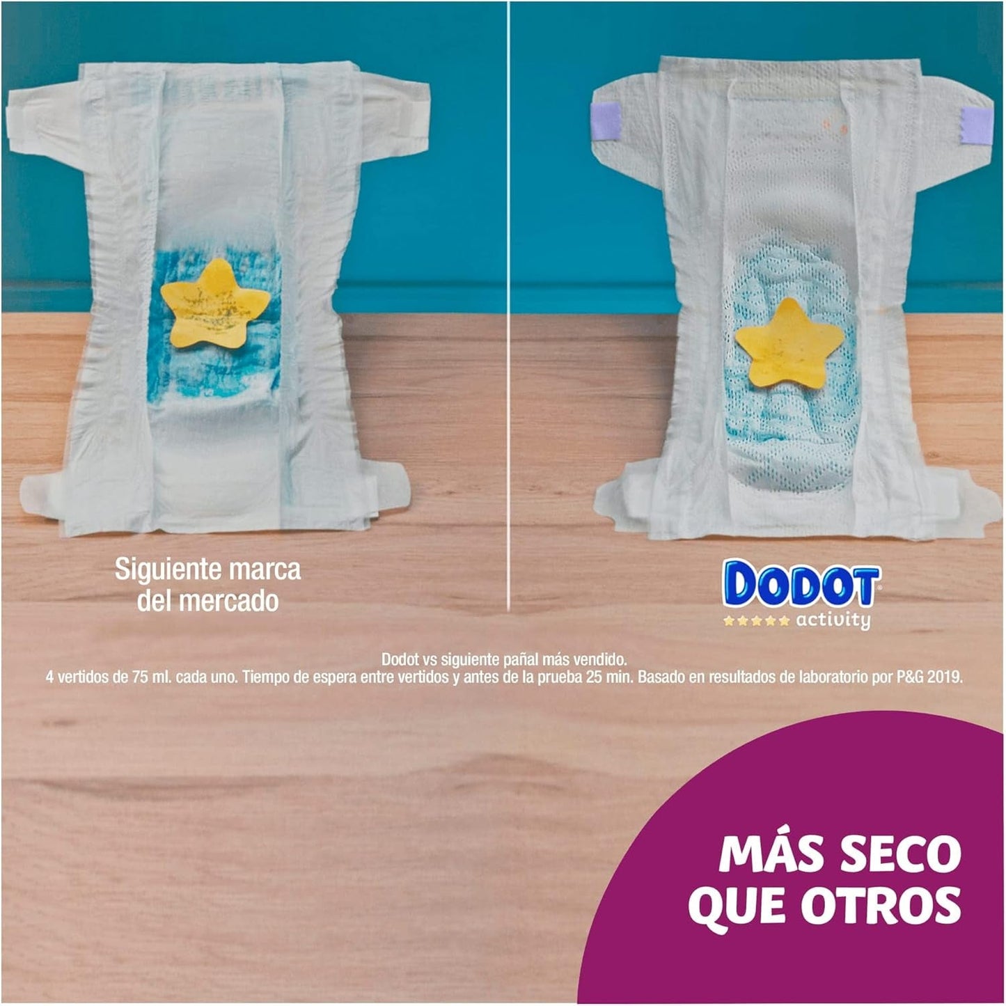 Babyaktivitetsblöjor, storlek 3 (6-10 kg), 224 blöjor med robust passform
