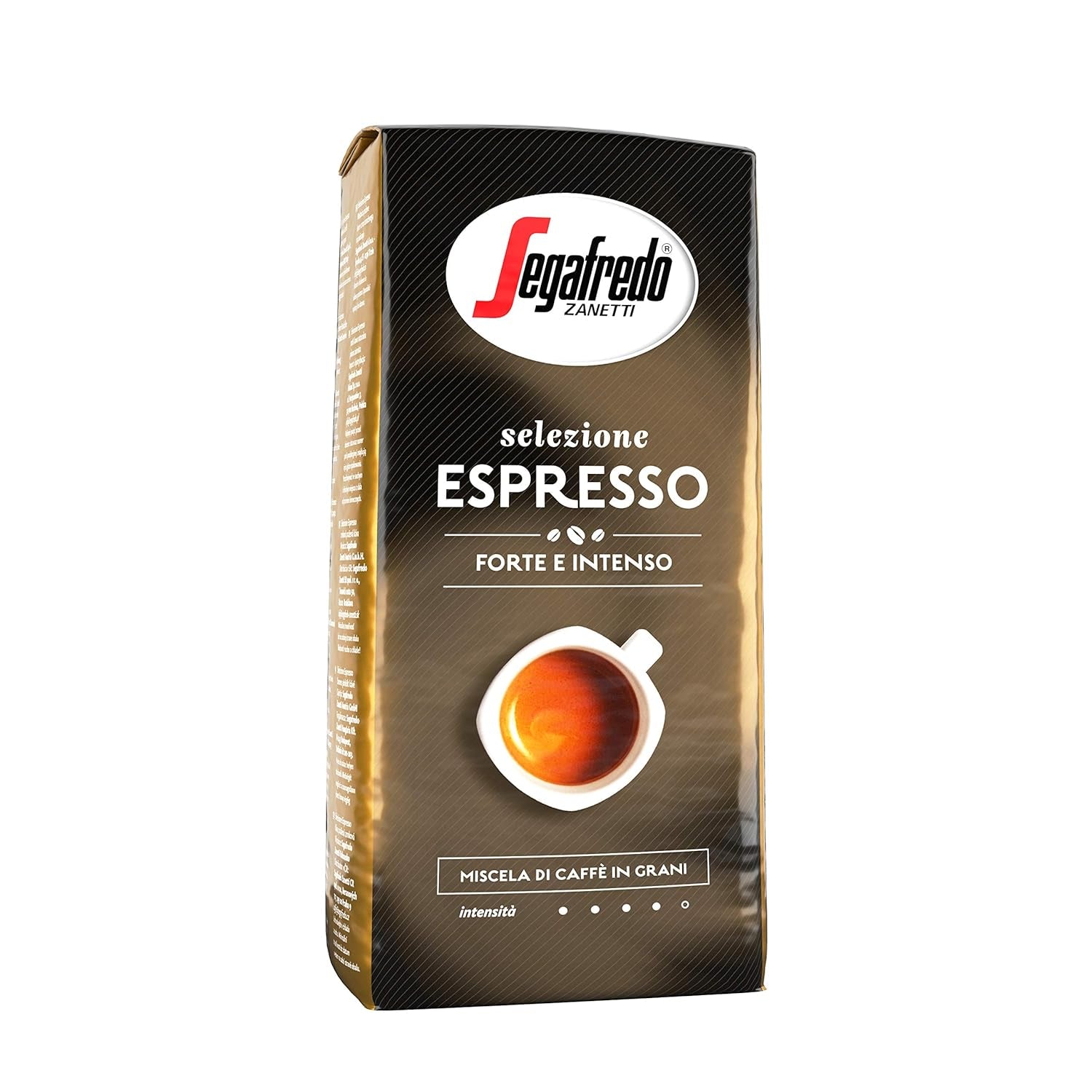 Segafredo Zanetti Selezione Espresso - Hel böna (1 kg förpackning) - Lämplig för alla italienska kaffespecialiteter - Medel- till mörkrostad, stark och intensiv smak