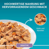 PURINA ONE Sensitive våt kattmat, möra bitar i kycklingsås, 26 st (26 x 85g)