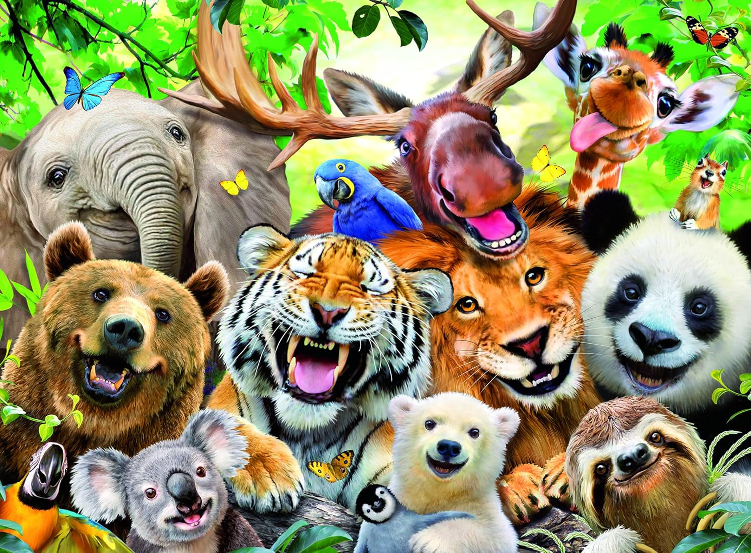 Ravensburger Pussel för barn - 13354 Snälla le! - Pussel med 300 bitar för barn från 9 år Puzzle Naty Shop