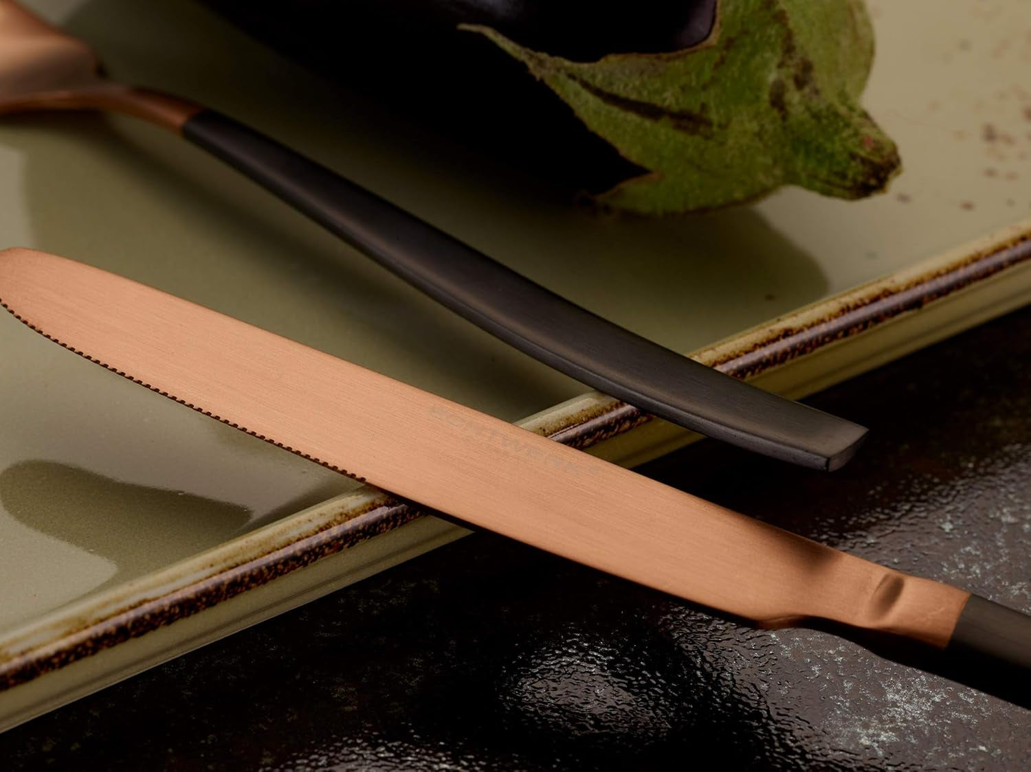 Bestickset Echtwerk Positano Due-Bronze, Black Edition, 20 stycken, 4 personer Kitchen Naty Shop