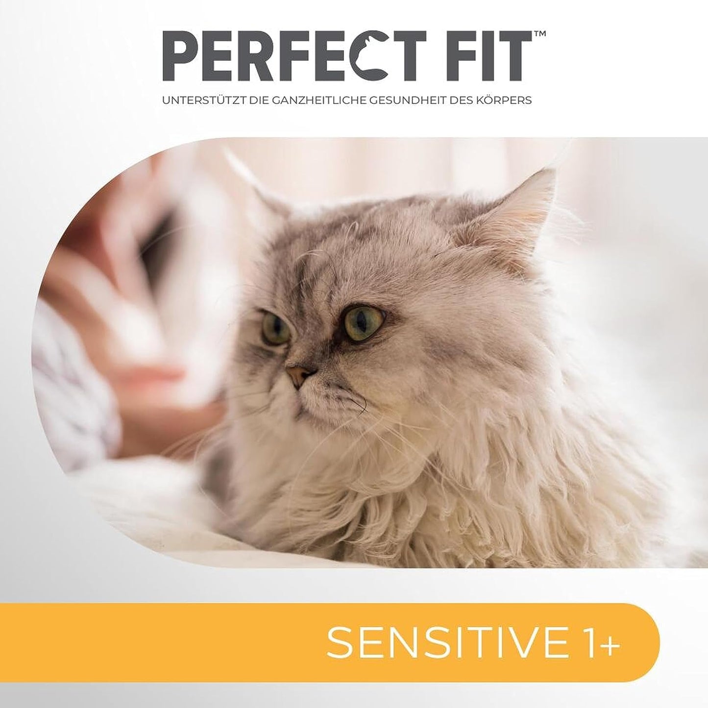 Våtfoder för katter Perfect Fit Sensitive 1+ med kyckling i sås, 12 påsar, 12 x 85g - Premium våtfoder för känsliga katter från 1 år, utan vete och soja, för att stödja matsmältningen