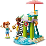 LEGO Friends livräddare observationstorn med vattenskotrar, barnleksak, presentidé för flickor och pojkar från 5 år med 2 figurer och en delfin, vattenskoterleksak 42623 Byggset Besuche den LEGO-Store