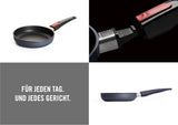Woll Diamond Lite platt panna - Induktion -, Ø 20 Cm, 5 Cm höjd, Med avtagbart handtag - Lämplig för alla typer av hällar, Gjuten aluminium, Non-stick beläggning Grytor och kastruller Naty Shop