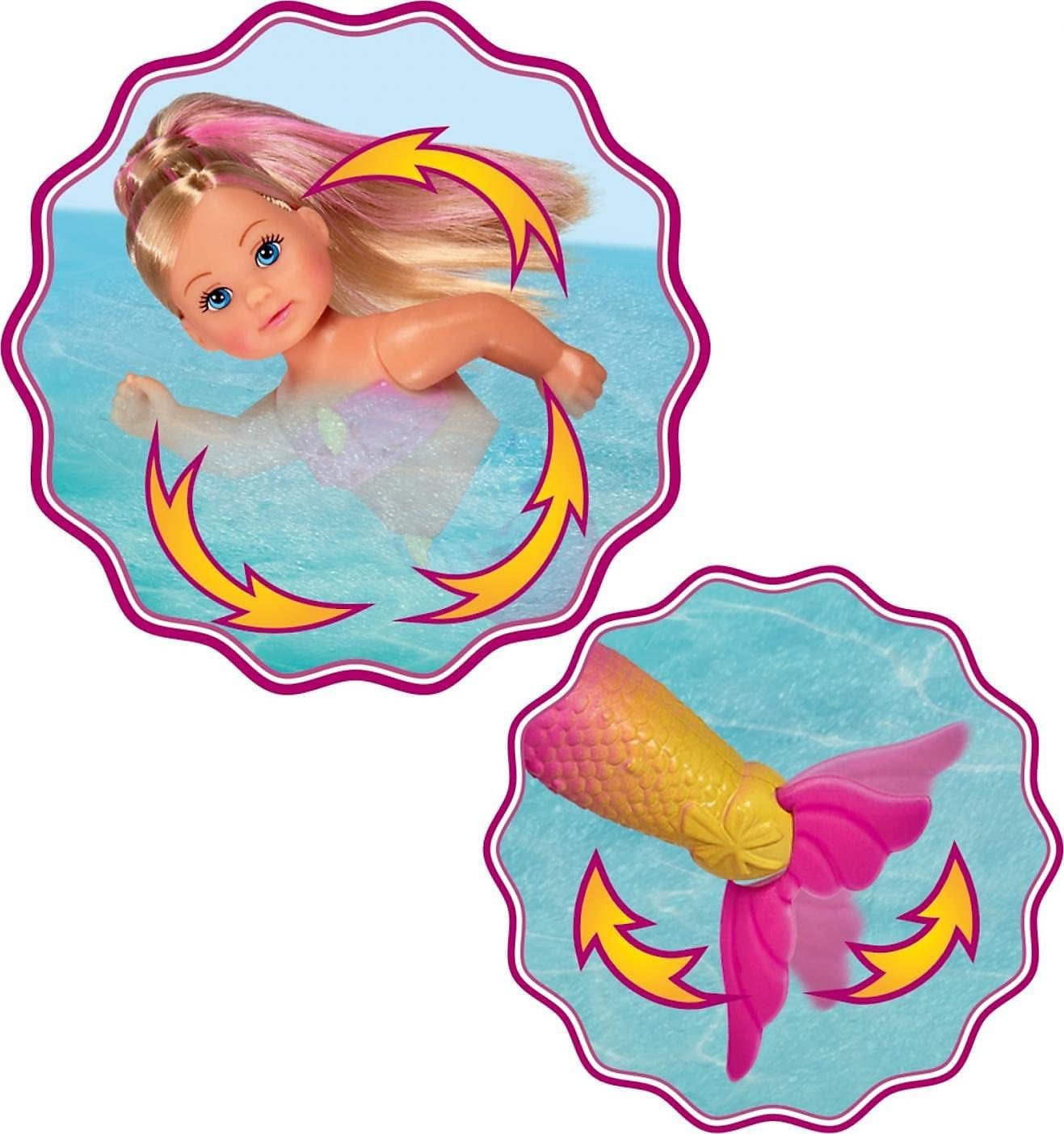 Simba 105733318 Evi Love Simma sjöjungfrudocka, Flerfärgad, One Size