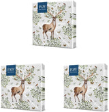 PAW - 3-lagers servetter (33 X 33 Cm) I 20 delar I Perfekt för barns födelsedagar, fester, nattvarder och helgdagar I Färgglada pappersservetter med festmotiv I Djur, glädje, fest - horn