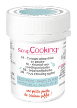 Scrapcooking - Pastellblått konstgjort färgpulver 5 g