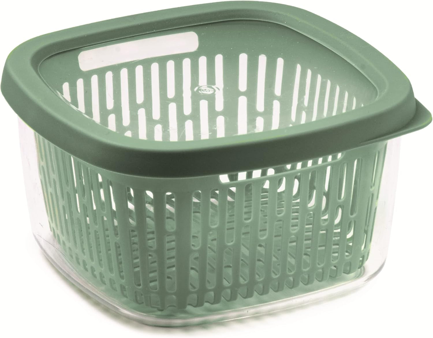 Såg för att bevara fruktsmak, plast, grön, 4 LT - rektangulära matförvaringslådor Naty Shop Green 1,5 Lt - fyrkantig