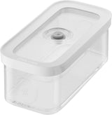 ZWILLING FRESH & SAVE CUBE Box, storlek 2M, modulär och stapelbar förvaringsbox, hermetisk och tömbar förvaring, diskmaskinsäker, transparenta matförvaringslådor Naty Shop M