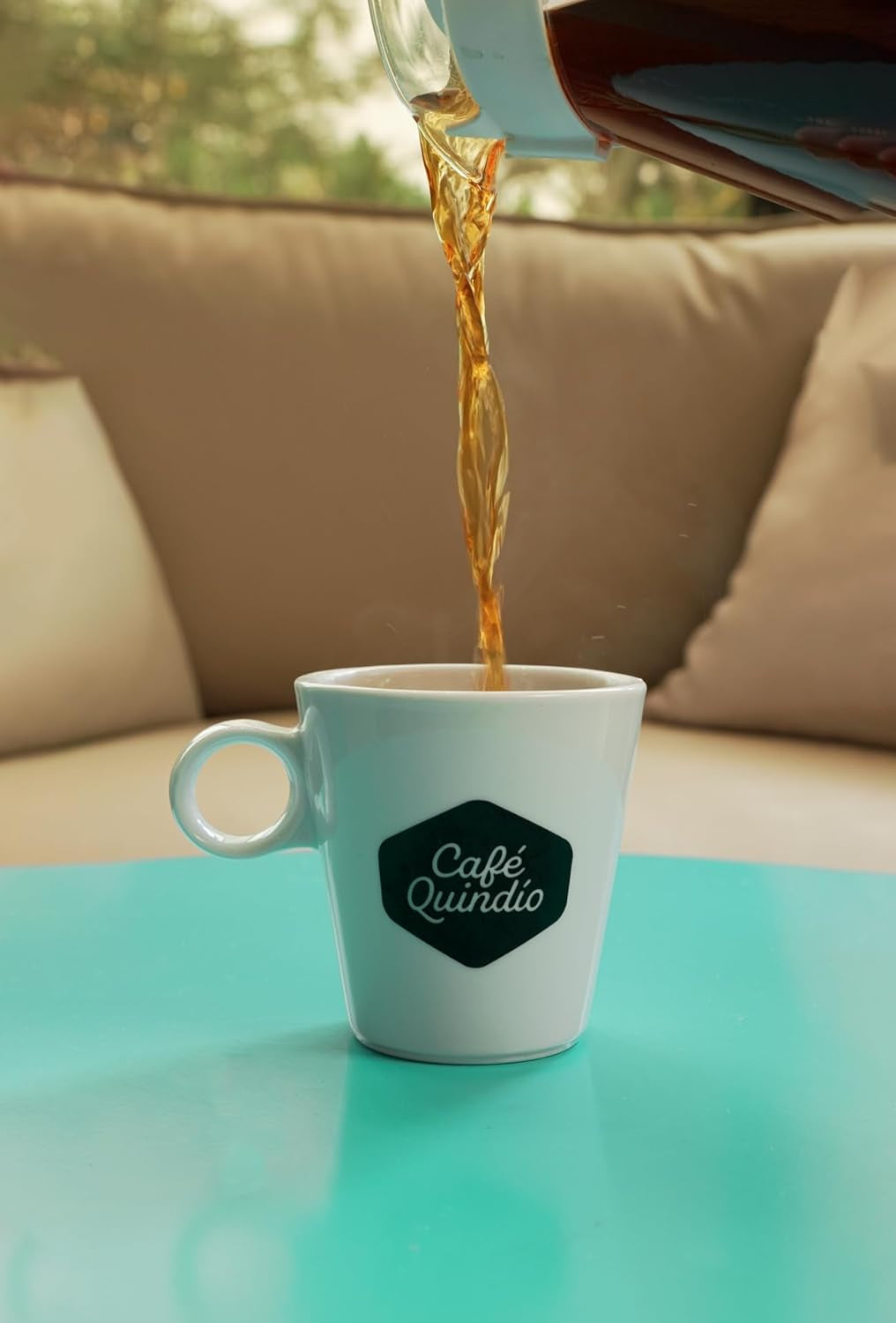Cafe Quindio Specialty Coffee - 100 % Arabica kaffebönor, Colombia - med naturliga toner av söt vanilj (250g) - perfekt för filterkaffe, portafiltermaskiner eller fransk press