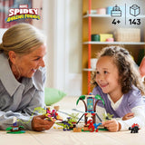 LEGO Marvel Showdown at the Treehouse: Spidey-Rex Vs. Gobby-Raptor, Dinosaur Build and Play Set, Toy Dinosaur Present för pojkar och flickor 4+, Spidey and His Super Friends 11200 Byggset Besuche den LEGO-Store