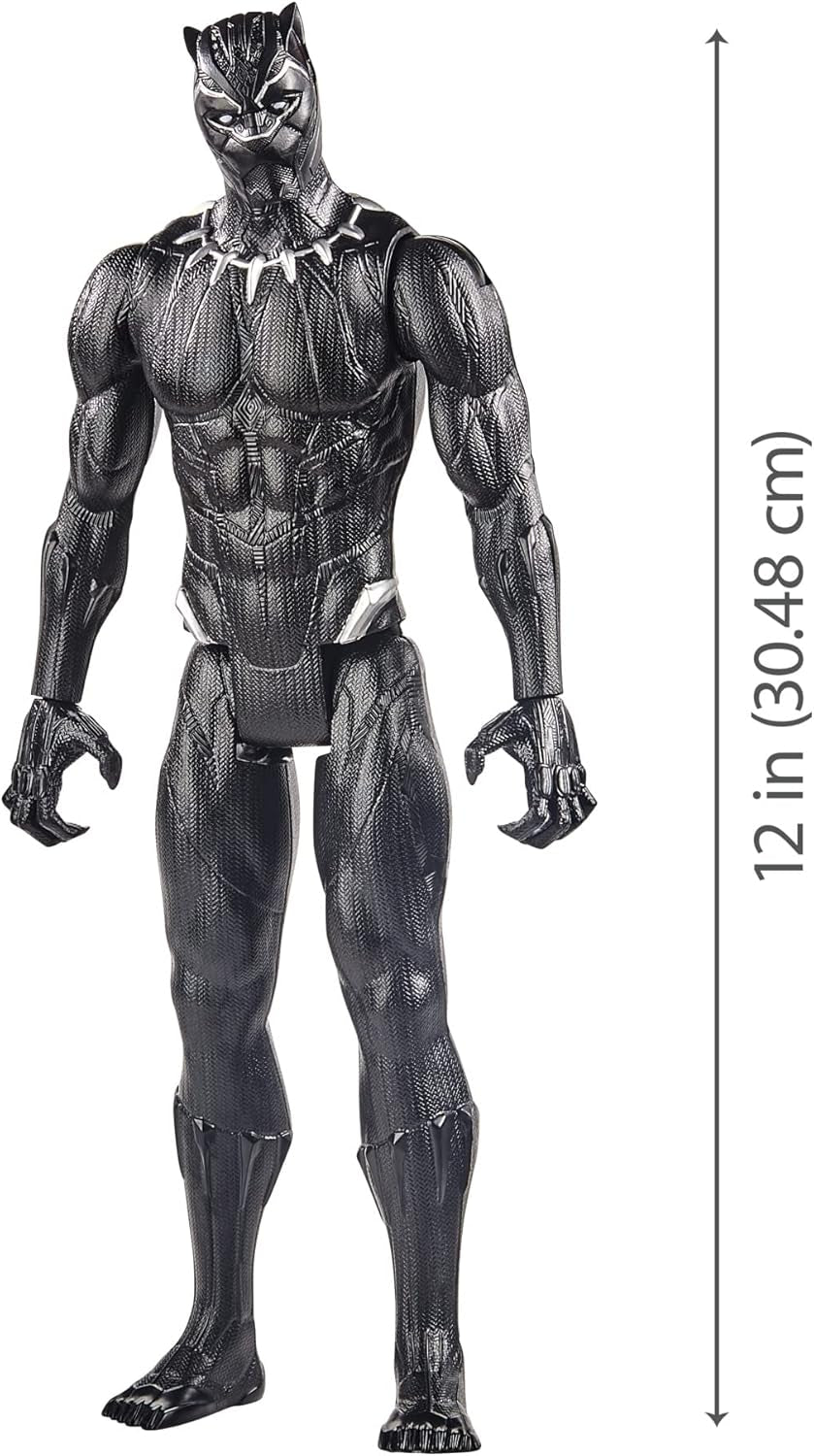 Marvel Avengers Titan Hero Series Black Panther, 30 cm lång actionfigur Actionfigurer Naty Shop