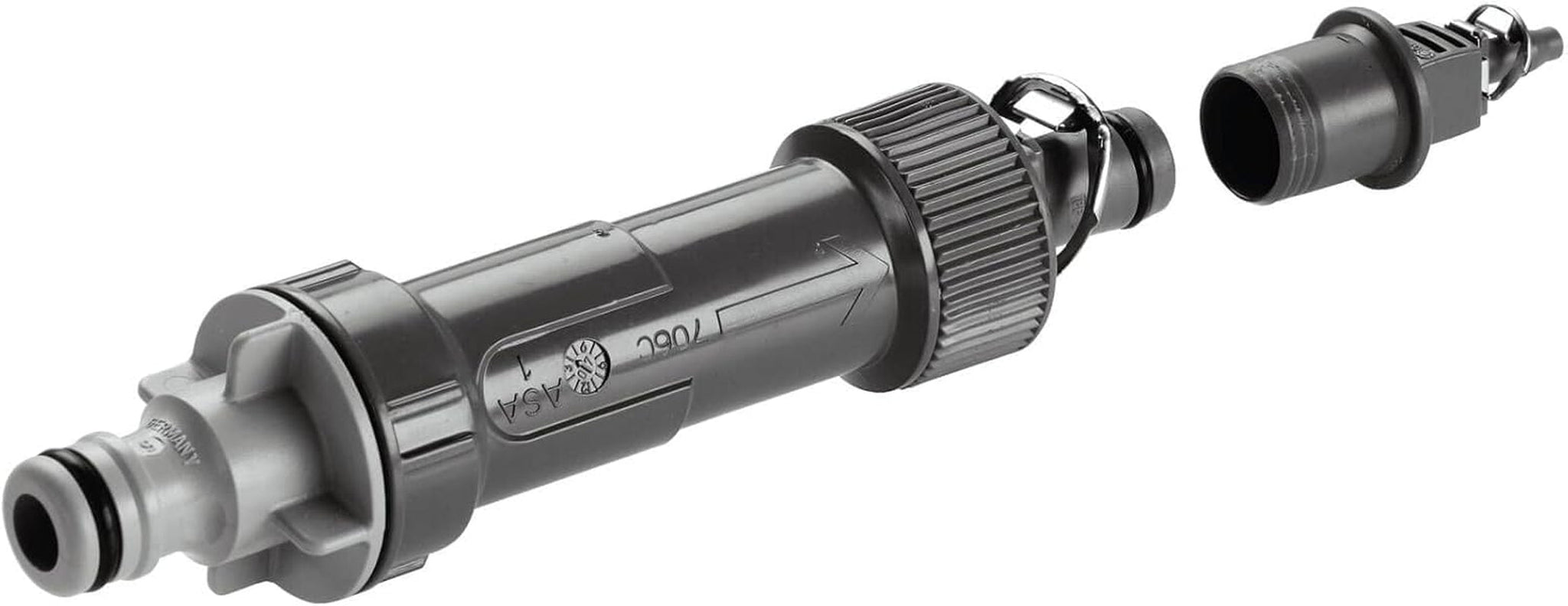 Bevattningssystem Gardena Micro-Drip Basic Unit 2000: Basenhet för tryckreduktion, vattenflöde ca. 2 000 l/h, snabb och enkel anslutningsteknik (1354-20)