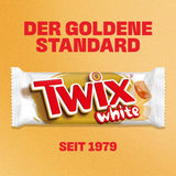 Twix vita chokladkakor; kola, kex, vit choklad; flera paket choklad; 5 barer (5 x 46 g)