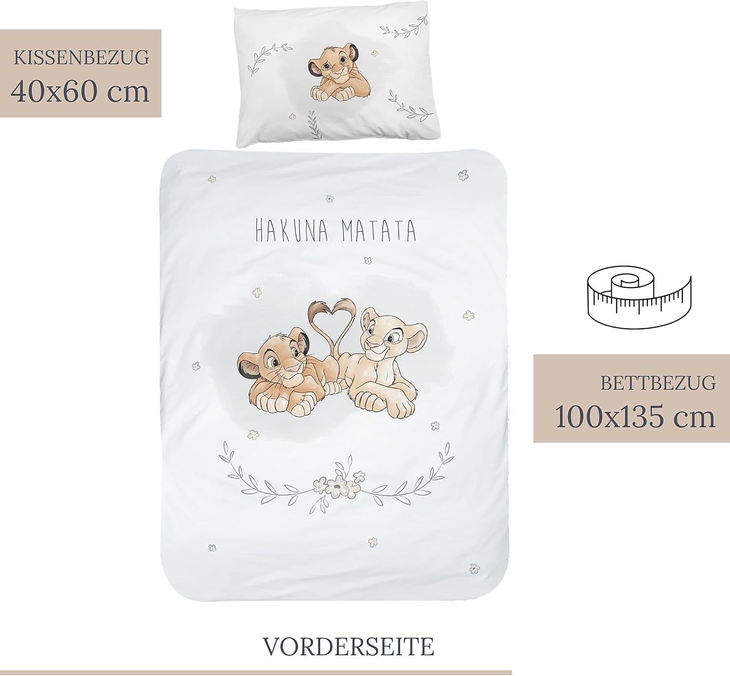 Barnsängkläder, Simba, The Lion King Sängkläder - barn Naty Shop