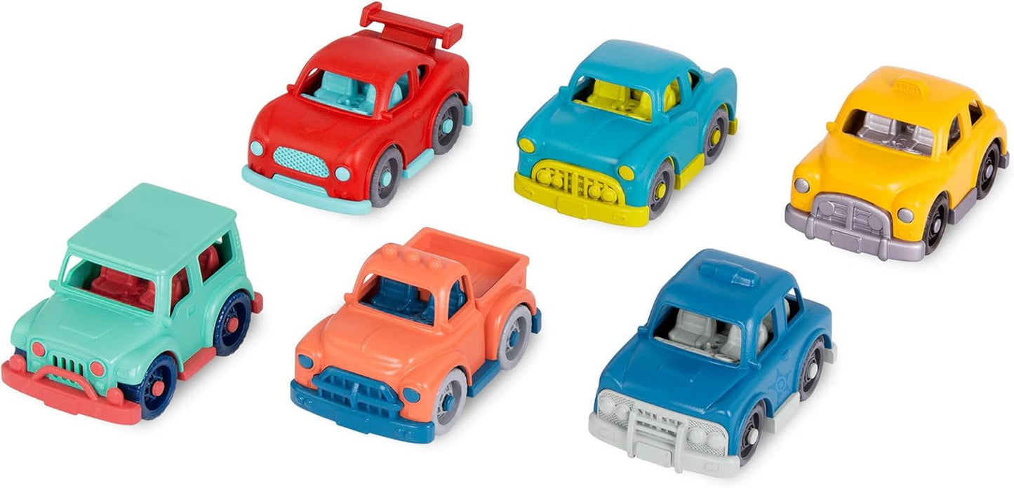 Plastbattat, BT2525Z interaktiv rattleksak, även för resor och bilturer, med ljus och ljud för barn från 2 år och uppåt, röd, kompatibel med bilar Babyleksaker Naty Shop minibilar