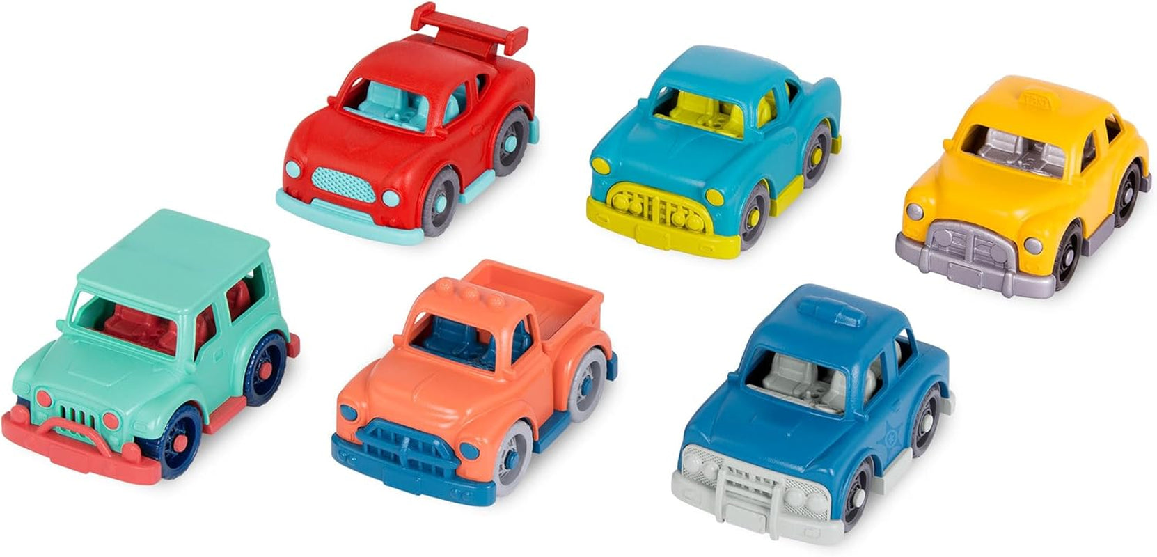 Plastbattat, BT2525Z interaktiv rattleksak, även för resor och bilturer, med ljus och ljud för barn från 2 år och uppåt, röd, kompatibel med bilar Babyleksaker Naty Shop minibilar