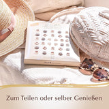 Choklad - Mini vita praliner | 90 g | Ask med 18 praliner i 6 läckra sortiment | Gåva av choklad | Chokladpresent (paket med 3)
