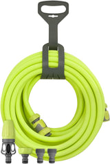 Quick Connect trädgårdsslangset, 1/2 tum x 50 fot, hållbart, lätt, dricksskåp – hfzg12050qn