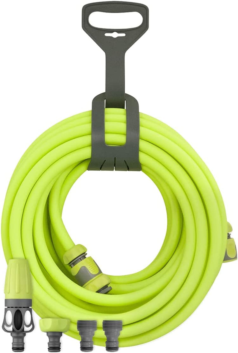 Quick Connect trädgårdsslangset, 1/2 tum x 50 fot, hållbart, lätt, dricksskåp – hfzg12050qn