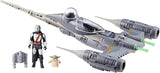 Star Wars Epic Hero Series N-1 Starfighter of the Mandalorian Stora actionfigurer och spännande tillbehör för spännande manövrar Spännande gåva Actionfigurer Naty Shop Standardtitel