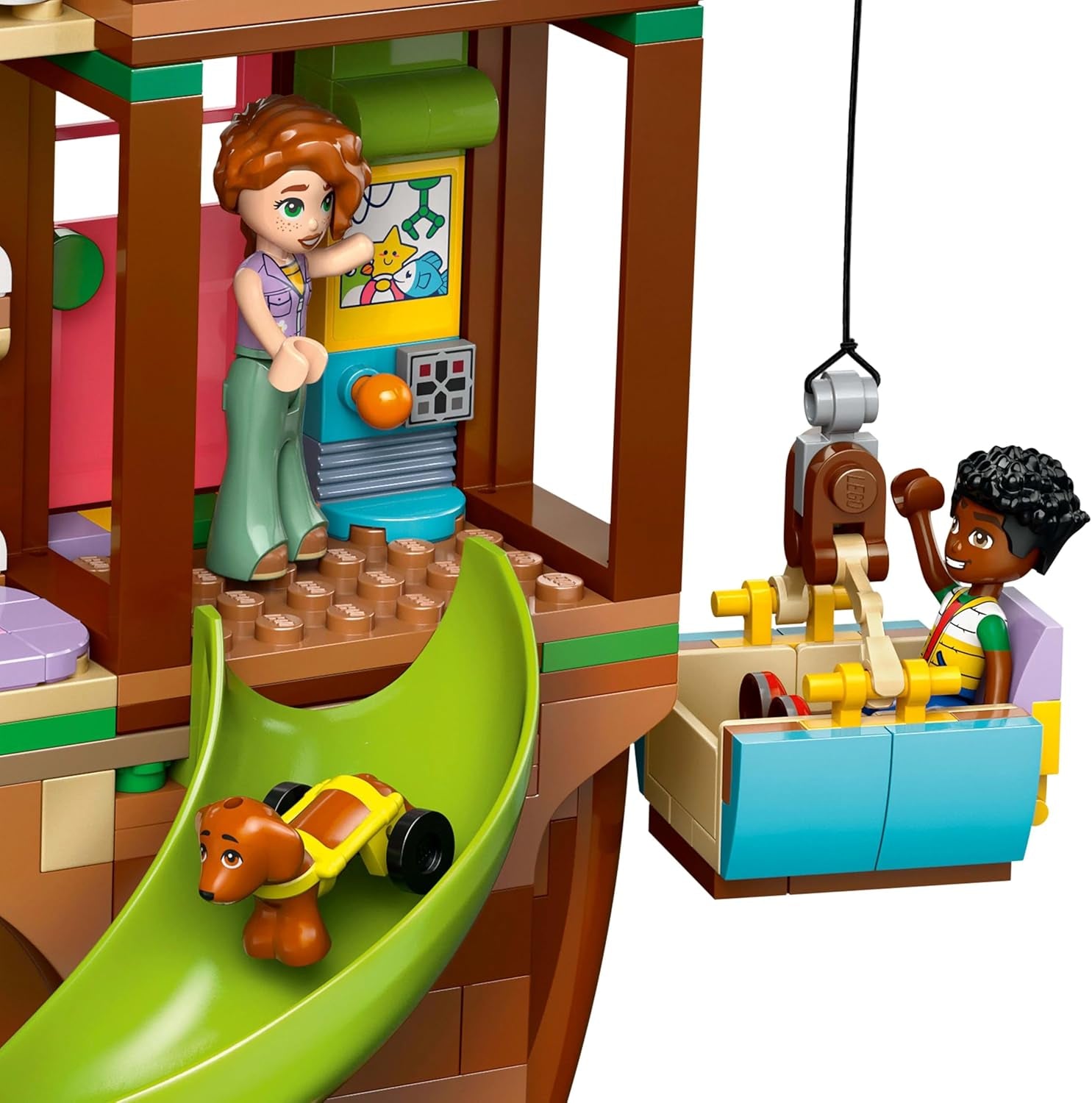LEGO Friends Tree House Bygg och lek Rollspelsset Leksakshus för flickor 8 år Set med 4 karaktärsminifigurer och 2 djurfigurer Presentidé för barn 42652 Byggset Besuche den LEGO-Store