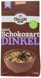 Bauck HOF Dinkelmüsli Schokozart, 425G (1Er Pack) Spannmål Naty Shop 425 G (1Er Pack)