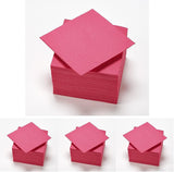 - Tex Touch pappersservetter - Rosa färg - Fsc®-certifierade servetter - Återvinningsbara och biologiskt nedbrytbara - Förpackning med 50 rosa servetter storlek 24 X 24 Cm